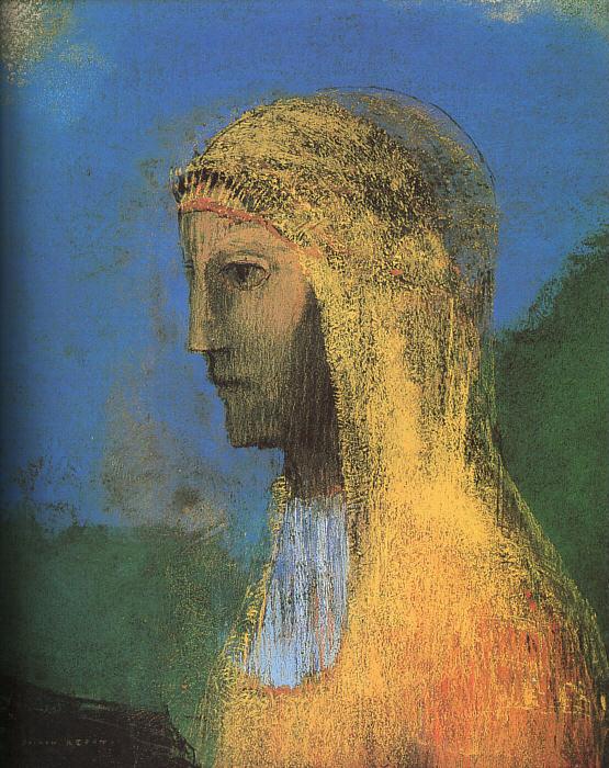 Odilon Redon The Druidess Germany oil painting art